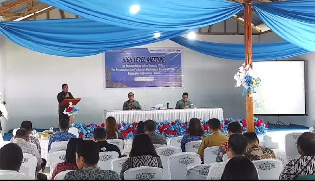Penjabat Bupati Talaud Buka High Level Meeting TP2DD dan TPID 