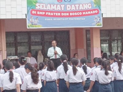 192 Calon Siswa SMP Frater Don Bosco Manado Awali Kegiatan MPLS dengan Ibadah, Yulius: Terima Kasih Atas Kepercayaan Para Orang Tua
