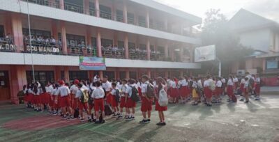 Unik! Ratusan Siswa Berseragam SD Ikut Kegiatan MPLS di SMP Frater Don Bosco Manado