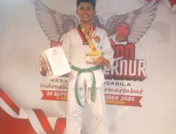Hobi Sepak Bola dan Pernah Jadi Pemain Terbaik, Siswa Minut Kelahiran Flores NTT Ini Malah Raih Juara 1 Kejuaraan Taekwondo Piala Gubernur