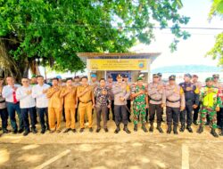 Kapolres Talaud Cek Pos Pelayanan dan Pengamanan Nataru