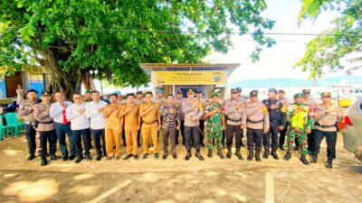 Kapolres Talaud Cek Pos Pelayanan dan Pengamanan Nataru