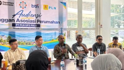 Dorong Program 3 Juta Rumah, PLN UID Suluttenggo Perkuat Sinergi Bersama APERSI dan Bank BTN di Sulawesi Tengah